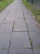 Foto: defekter Gehweg 